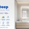 Espejo LED Deep 80x60cm – Efecto Visual y Conectividad