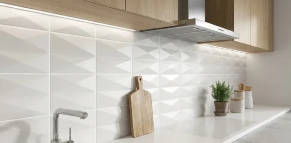 Mayólica Pirámide Blanco 30x60