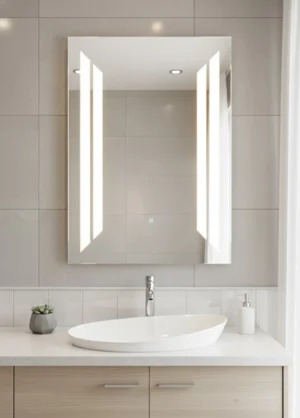Espejo LED Prof 80x60cm – Estilo Minimalista y Tecnología Funcional