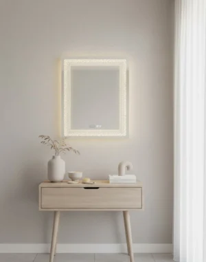 Espejo LED Infinity 80x60cm – Diseño Artístico y Funcionalidad Avanzada