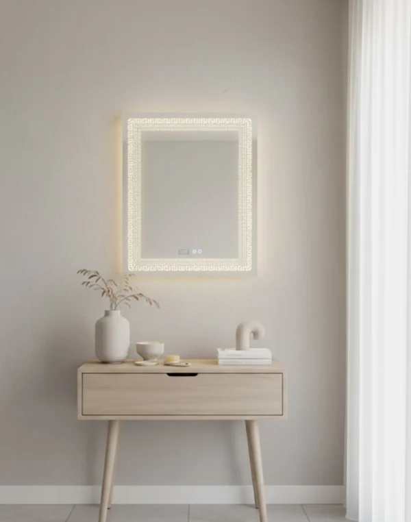 Espejo LED Infinity 80x60cm – Diseño Artístico y Funcionalidad Avanzada