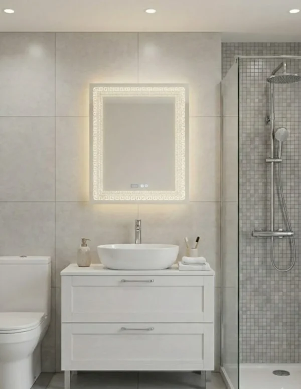 Espejo LED Infinity 80x60cm – Diseño Artístico y Funcionalidad Avanzada