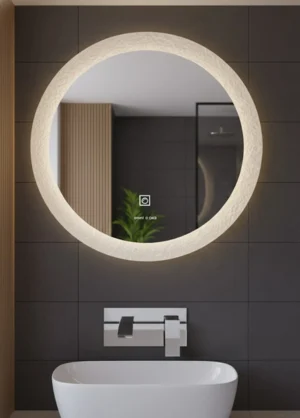 Espejo LED Spark 60cm – Diseño Circular con Marco Acrílico